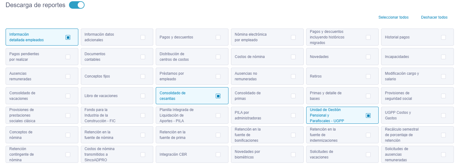 Dar acceso a los reportes según el rol