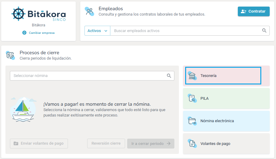 Tesorería: paga solo lo contabilizado