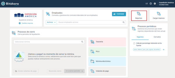 Creación de nuevos campos en los reportes