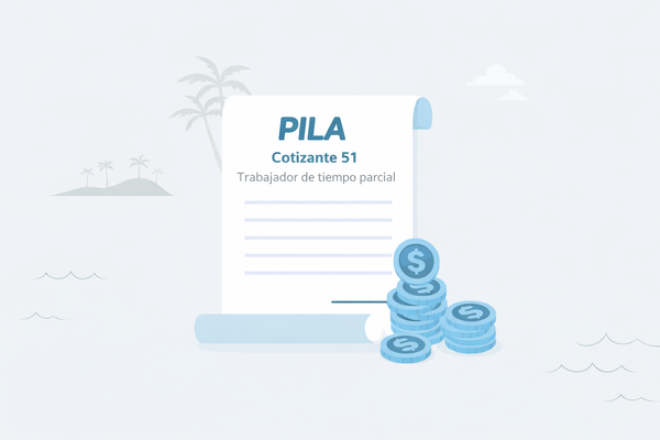 PILA: cotizante 51  - trabajador de tiempo parcial