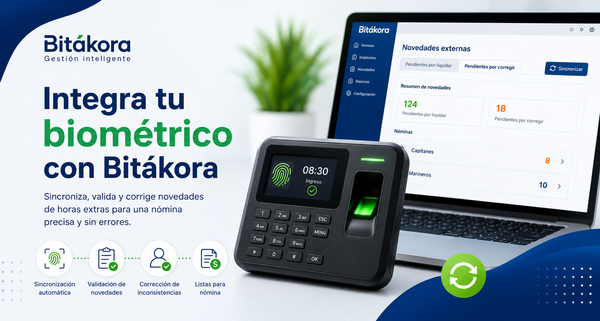 Integración relojes biométricos con Bitákora